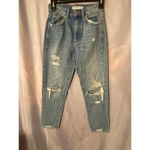 Garage Denim Jeans  Size 00  Heavy Denim  Straight Leg distressed jeans